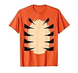 Tiger Costume Orange Striped Tiger Halloween Costume Party T-Shirt