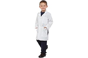 Age-Inclusive Kids' Lab Coat: A Budding Scientist's Dream