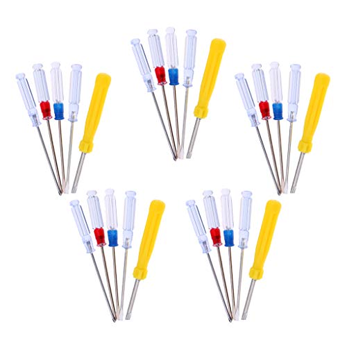 Serenable 25pcs Mini Chaves de Fenda de Precisão Chaves de Fenda de Peso Leve, Design