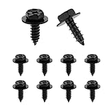 Yourkar 10 PCS Fender Liner Screw Bolt, 90159-60498 Hex Head Screw Bolts, Fender Bumper Bolts Retainers for Camry, Tundra Highlander, RAV4, Tacoma, ES, GS, Car Accessories