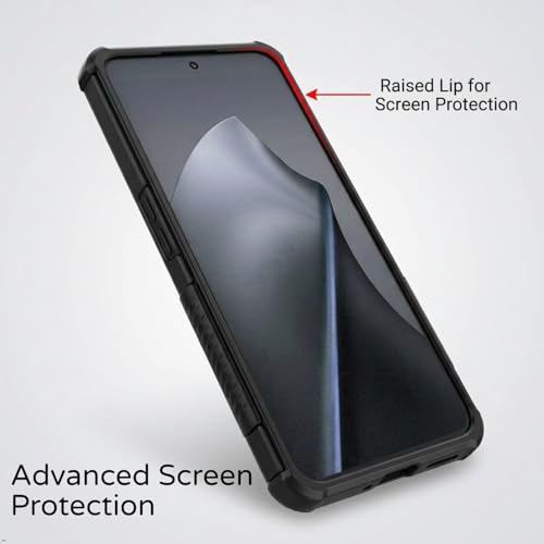 Image of ShieldTech Back Cover Case for Nothing Phone 3a Lite 5G | 360 Protection Mobile Phone Case | Mag-Safe | Camera Protection | Back Cover for Nothing Phone 3 a Lite 5G / 3a Lite 5+G - Black TPU+PC