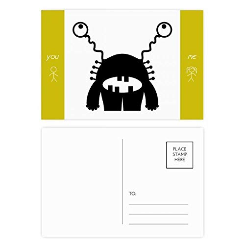 Jeu de cartes postales Alien et Univers DIYthinker lot de 20 cartes postales secondaires 5,7x3,8