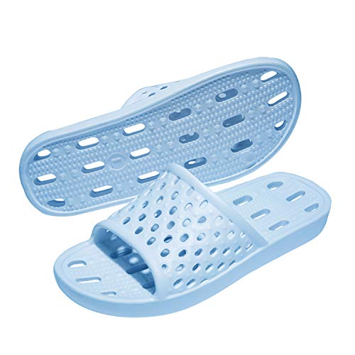 Image of WOTTE Shower Sandals Women Quick Drying Bath Slippers Non Slip Dorm Shoes