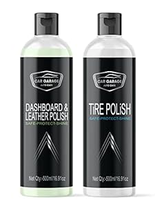 Car Garage Tyre Polish & Dashboard Polish Combo Pack-500mlx2