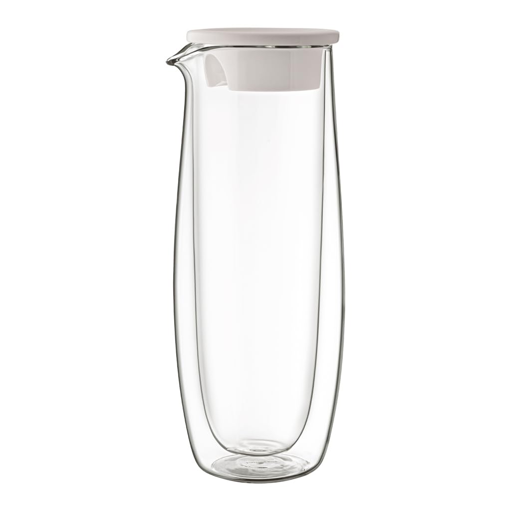 Villeroy & Boch - 1172437241 Villeroy & Boch Artesano Hot Beverages Glass Carafe with Lid, 33.75 oz, Crystal Glass, Clear