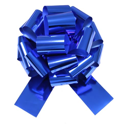 HSXJJ 14 Inch Giant Bow for Present 1Pcs Big Gift Bow Big Gift Bow for appliances Bikes Table Decorations and Party Events(Blue)