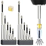 High Magnetic Screwdriver Drill Bit Set, 12Pcs Magfixer New K5 Impact Resistant Non Slip Bit, Magnetic Screwdriver Bits, Electric Screwdriver Set, 25 50 65 70 90 150mm(2 sets)