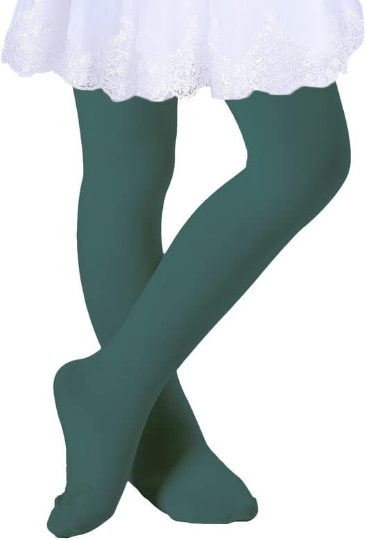 DIPUG Ballet Tights for Girls Dance Tights Toddler Ballet Tights Girls Thick Soft Footed Kids Ballet Tights