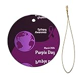 natale ciondolo epilepsy awareness day decorazione per albero di natale rimovibile appeso ornamento alta qualità addobbi natalizi per festa festa di capodanno new interno 7.3cm
