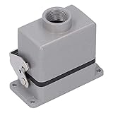 Xiuganpo Connettore per Carichi Pesanti a 10 Pin con un Pulsante per Macchinari di Automazione Industriale Connettore Rettangolare per Carichi Pesanti per L