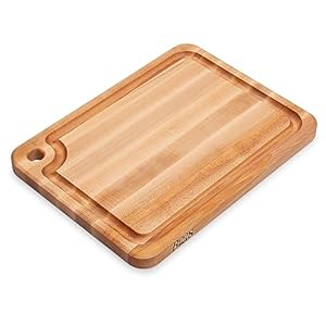 John Boos Boos Block Prestige Series Large Reversible Wood Cutting Board, 1.25-Inch Thickness, 20″ x 15″ x 1 1/4″, Maple