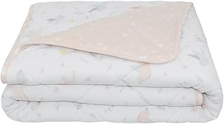 Living Textiles 100% Cotton Baby Blanket - Ava Birds | Ultra Soft, Lightweight, and Versatile | Baby Essentials | Baby Gift Ideas | Oeko-Standard 100