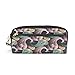 Produktbild Leder Bleistiftetui Inhaber Kunst Haar Blumenstift Pounch Womens Cosmetic Makeup Bag