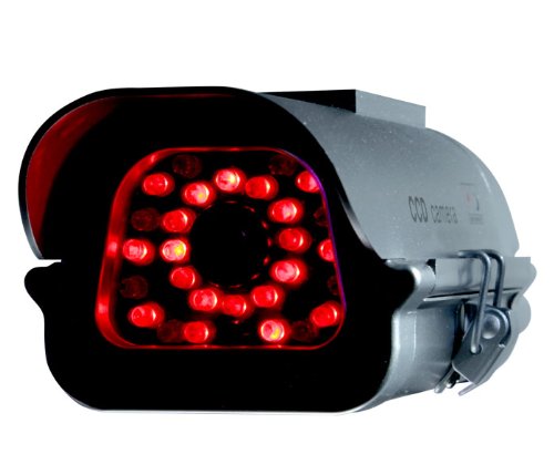 Cop Security 15-CDM15 Solar Powered Fake Dummy Security Camera, Silver