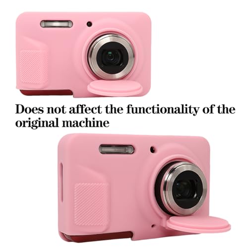 Funda de Silicona Rosa para Cámara Kodak FZ55 miniatura 3