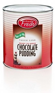 Real Fresh Trans Fat Free Chocolate Pudding 7 lb (6 Count)