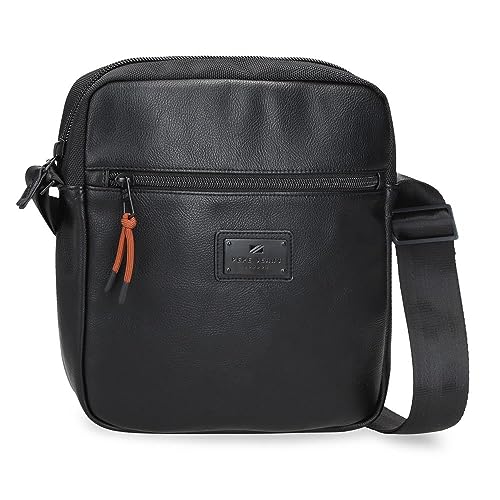 Pepe Jeans Egham Borse E Borse Borsa Nero, Poliestere, Diverse Misure, Nero, Taglia Unica, Tracolla Tablet