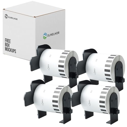 Étiquettes DK-2212 de 62 mm pour organiser vos dossiers et expédier vos colis de bureau