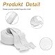 GOIEHIR Matratzenhalter, 10 m x 5 cm Matratzenkeil Verbindet, Matratzenverbinder Verbindet, Matratzen Stopp Halterung, für Doppelbetten, Matratzenverbinder, Weiß