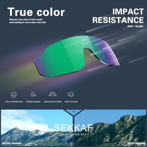 Image of SEKKAF Kids Sunglasses Youth Baseball Sunglasses for Boys Girls Softball Sports Sun Glasses UV Protection