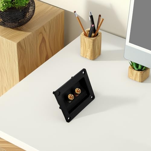 Caja de conexiones de audio con terminal de caja de altavoz de alta fidelidad y aislamiento 7
