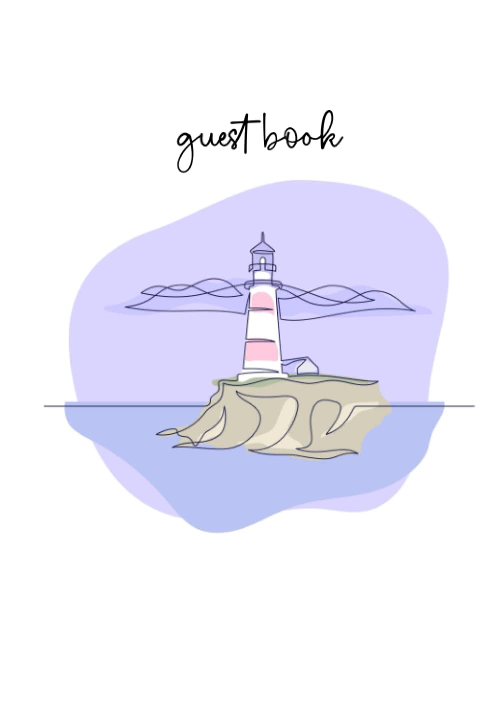 Guest Book: Visitor log book for airbnb and vacation home