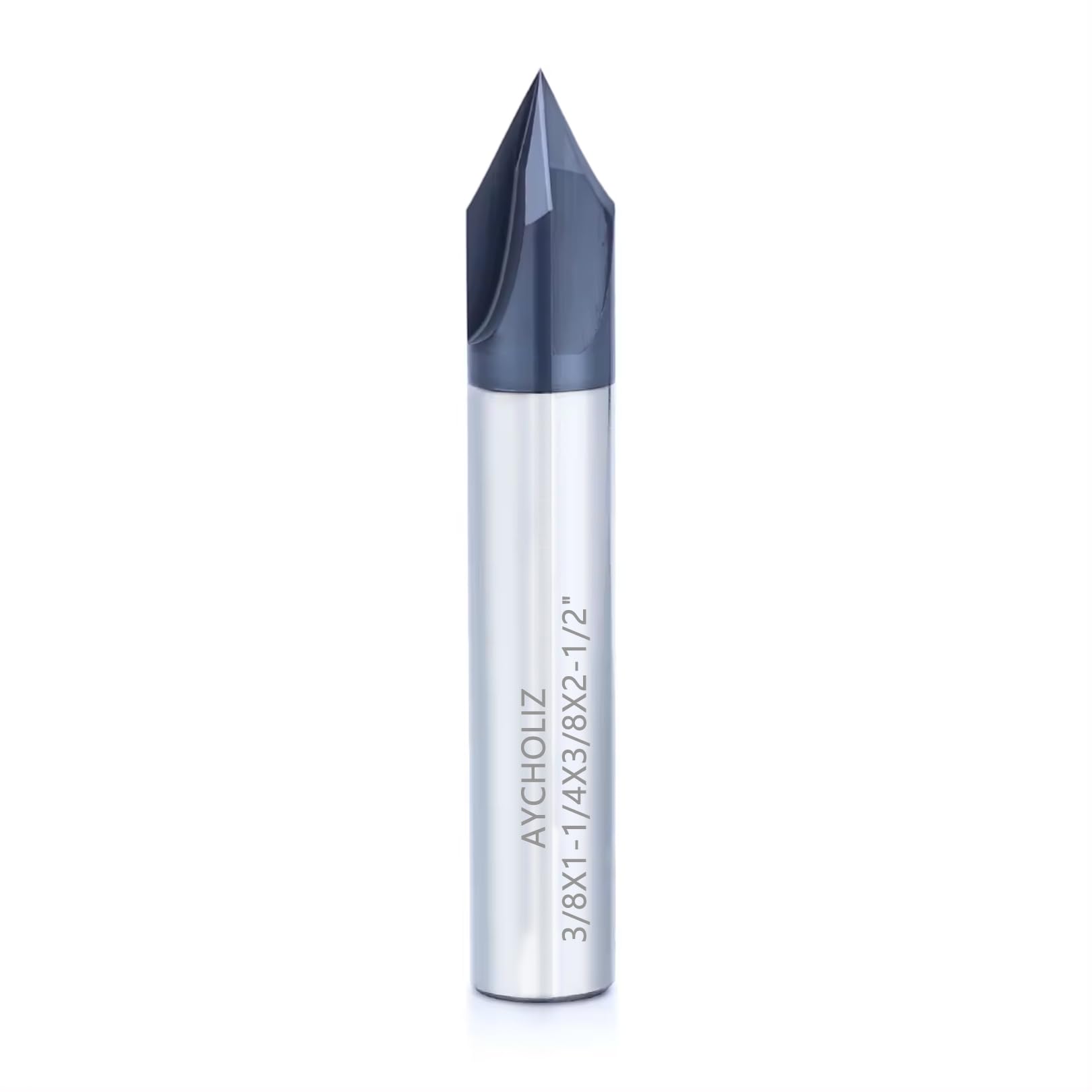 Carbide Chamfer End Mill - 90 Degree, AlTiN Coated -8