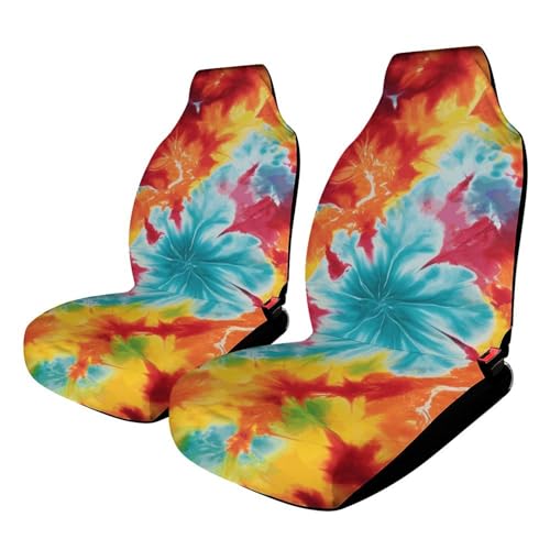 Housse de siège de voiture universelle confortable et respirante avec motif tie-dye moderne