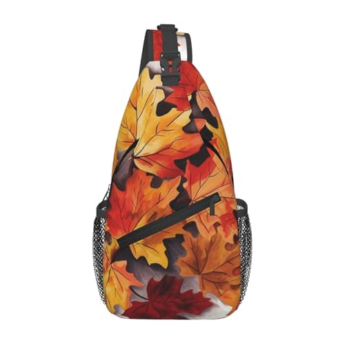 Bolso cruzado tipo sling para hombre y mujer color negro