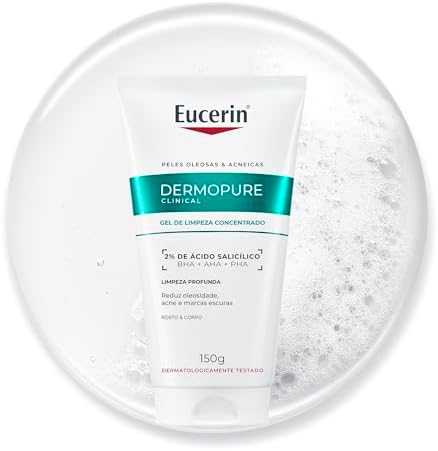EUCERIN Gel de Limpeza Facial Antiacne DermoPure Concentrado 150m...
