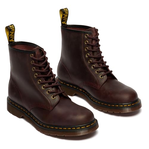 Boots Dr. Martens 1460 Cherry Crazy Horse - vue 6