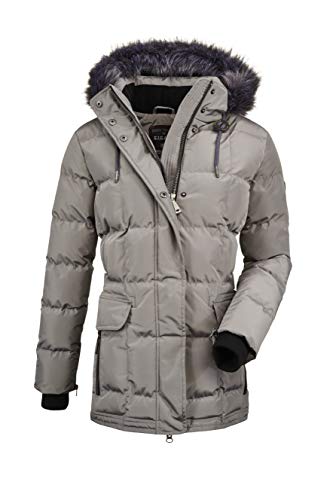Veste matelassée Ventoso Wmn chaude et coupe-vent avec capuche amovible