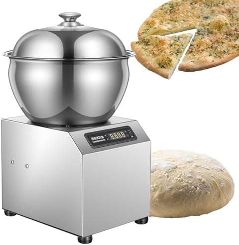 1800W Commercial Stand Mixer, 11LBS/18LBS Dough Kneading Machine with Ferment, Dual Rotation & Timing Function, 8KG Capacity for Bakery & Pizza Dough