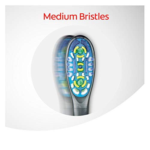 Colgate 360 Max White Sonic Power Medium Toothbrush - Whitening Toothbrush with Medium Bristles - Vibrating Polishing Bristles to Help Remove Surface Stains - Image 3