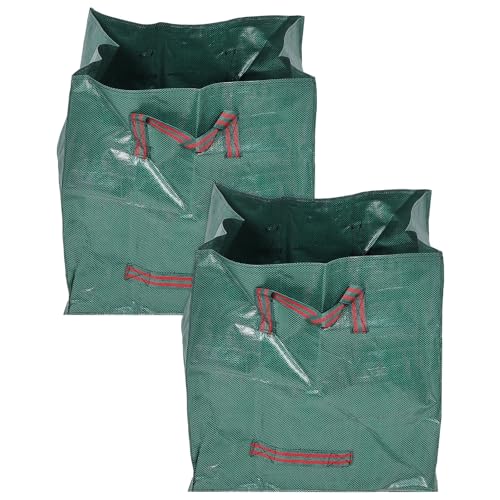 Bac de stockage des déchets de jardin pliables Uonlytech 100l vert - 2