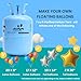 Airloons 9.5in Standard Helium Balloon Kit - Disposable Portable Helium Tank for Balloons at Home - Includes Helium Tank, 30 Latex Balloons, Curling Ribbon