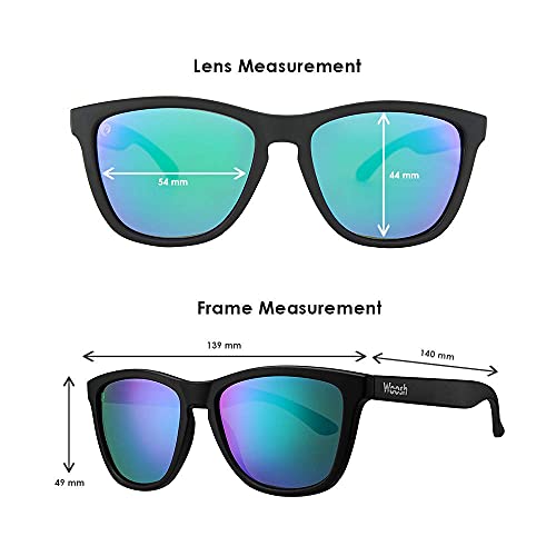 Image of Woosh Polarized Lightweight Sunglasses for Men and Women -Unisex Sunnies for Fishing Beach Running Sports and Outdoors
