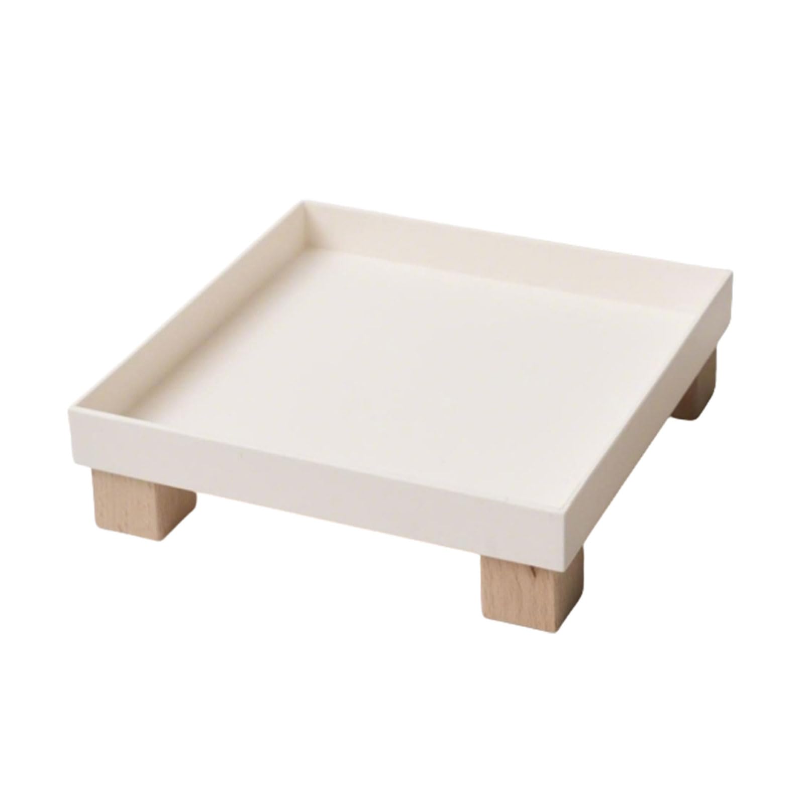 Tsophreniq Handcrafted Wood Square Desk Organizers with Sturdy Construction in Multiple Size Addition Square Desk Planner