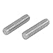 uxcell M6 x 25mm Fully Threaded 304 Stainless Steel Rod Bar Studs Silver Tone 20 Pcs