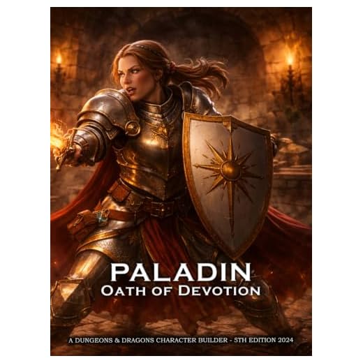 Devotion Paladin Character Builder for D&D 5E 2024: Class and Sub-Class Features, Action Economy, Smites with Spell List & More
