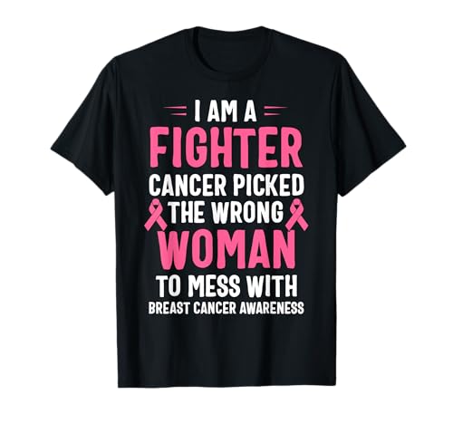 Breast Cancer Awareness Tshirt I Am A Fighter T-Shirt