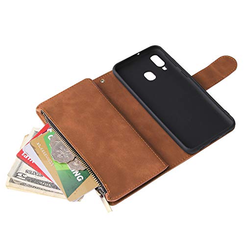 QLTYPRI Custodia per Samsung Galaxy A40, in pelle