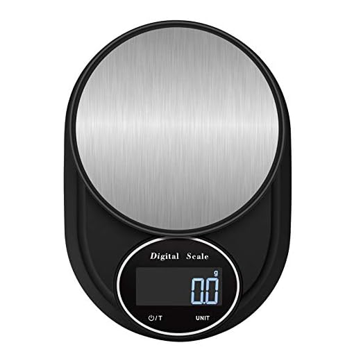 perfk Digital £ 0,1 g livsmedelsvåg 5000 g/0,1 g rostfritt stål för matlagning keto diet vikt förlust driven: 2 AAA-batterier (ingår ej)