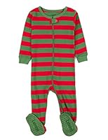 Algopix Similar Product 11 - Footed Sleeper RedGreen Pajama 36