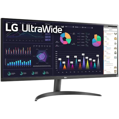 Image of LG 34 inch UltraWide Full HD (2560 x 1080) IPS Monitor, 100Hz, 5ms Response Time, VESA DisplayHDR 400, AMD FreeSync, HDMI, DisplayPort, USB-C - 34WQ500