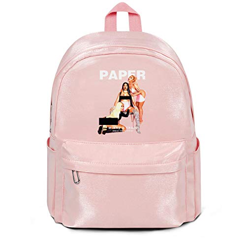 Men's Womens Nicki-minaj-paper-magazine- Backpack Printed Student Bags Nylon