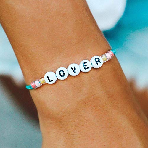 Pura Vida Lover Alphabet Beed Bracelet2