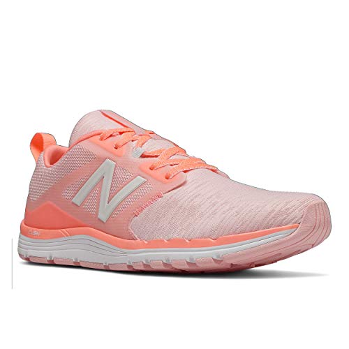 New Balance Women's 577 V5 Cross Trainer, Peach Soda/Ginger Pink/Linen Fog, 7.5 W
