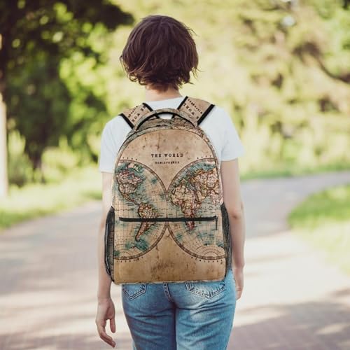 Sac à dos pour ordinateur portable rétro oiseaux et fleurs 40cm pour voyage et école - 6