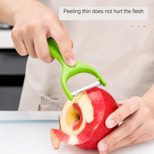 Image of Zapsol Multipurpose Vegetable Peeler Set of 2 | Professional Double Edge Fruit & Potato Peeler for Carrot, Cabbage, Cucumber & Kitchen Slicer Shredder Tool (Parrot Green)